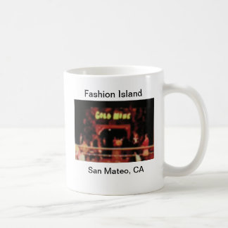San Mateo Fashion Island Gold Mine Arcade Tasse