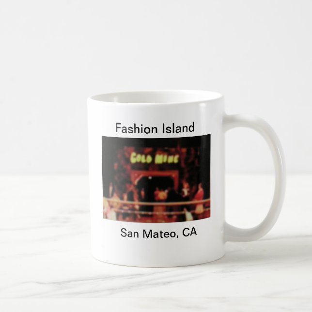 San Mateo Fashion Island Gold Mine Arcade Tasse (Rechts)