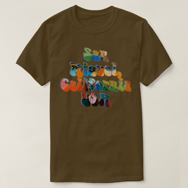San Miguel California USA T-Shirt (Design vorne)