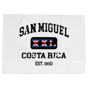 San Miguel, Costa Rica - XXL Athletic Große Geschenktüte