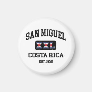 San Miguel, Costa Rica - XXL Athletic Magnet