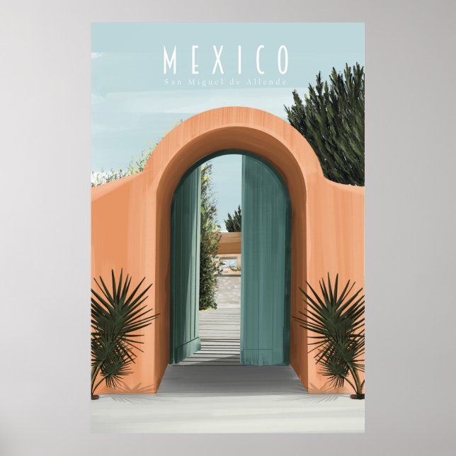 San Miguel de Allende Mexico Poster (Vorne)