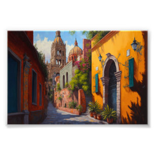 San Miguel de Allende, Mexiko Fotodruck