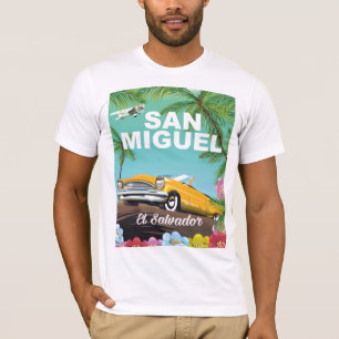 San Miguel El Salvador Vintage Reiseplakat T-Shirt