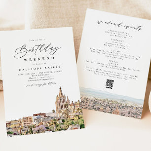 SAN MIGUEL MEXICO Reise Geburtstagsreise Einladung