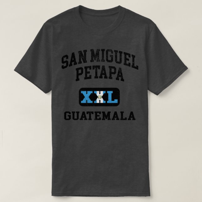 San Miguel Petapa Guatemala XXL Athletic Design T-Shirt (Design vorne)