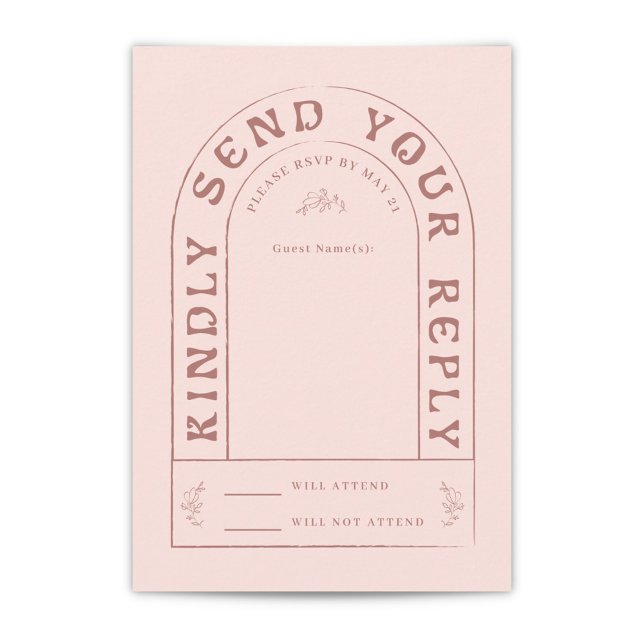San Miguel Wedding RSVP Card mit QR Code Karte (Von Creator hochgeladen)