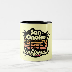 San Onofre Beach, Kalifornien Zweifarbige Tasse