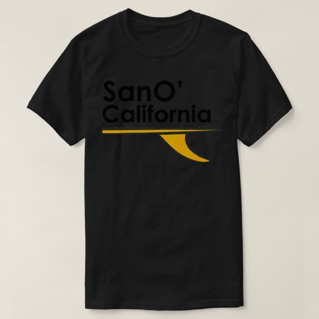 San Onofre California surf beach  T-Shirt (Design vorne)