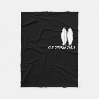 San Onofre State Beach, Surfing-Souvenir, Surfer M Fleecedecke