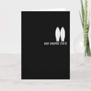 San Onofre State Beach, Surfing-Souvenir, Surfer M Karte