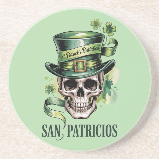 San Patricios St. Patrick's Bataillon Untersetzer (Vorne)