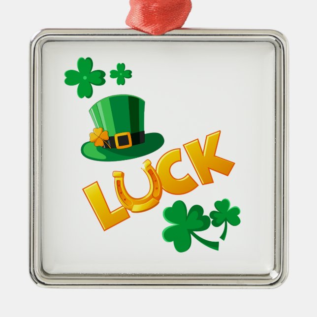 SAN PATRICKS DAY ORNAMENT AUS METALL (Vorne)