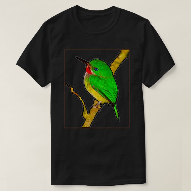 San Pedrito Puerto Rican Bird T-Shirt (Design vorne)