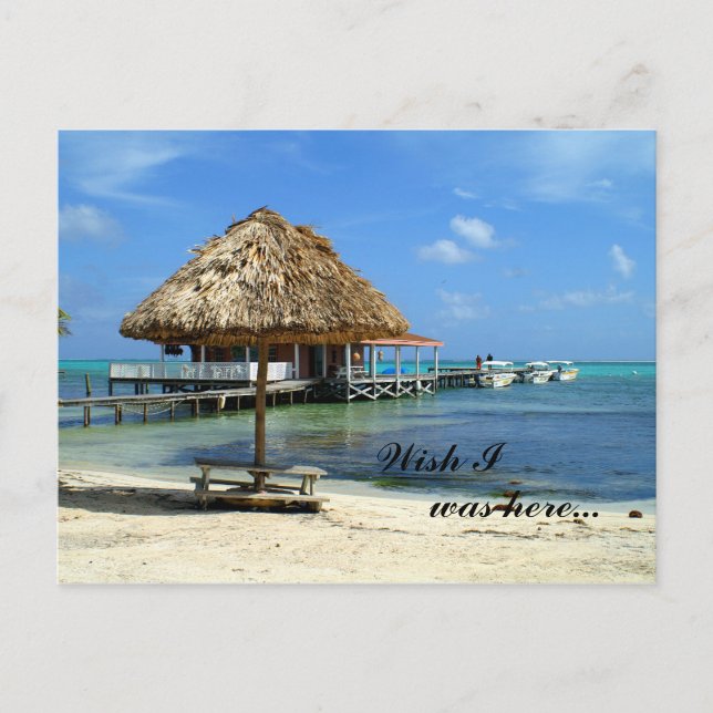 San Pedro, Belize Postkarte (Vorderseite)