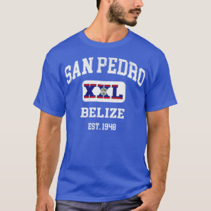 San Pedro Belize XXL Athletisches Design 1 T-Shirt