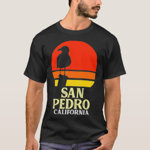 San Pedro California Beach Seagull Premium T-Shirt