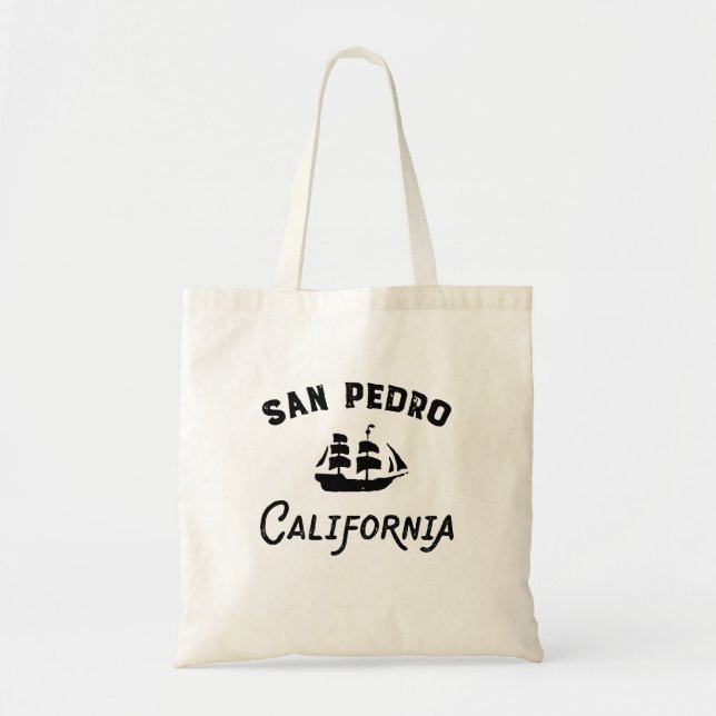 San Pedro California Hafen Los Angeles Tall Ship Tragetasche (Vorne)
