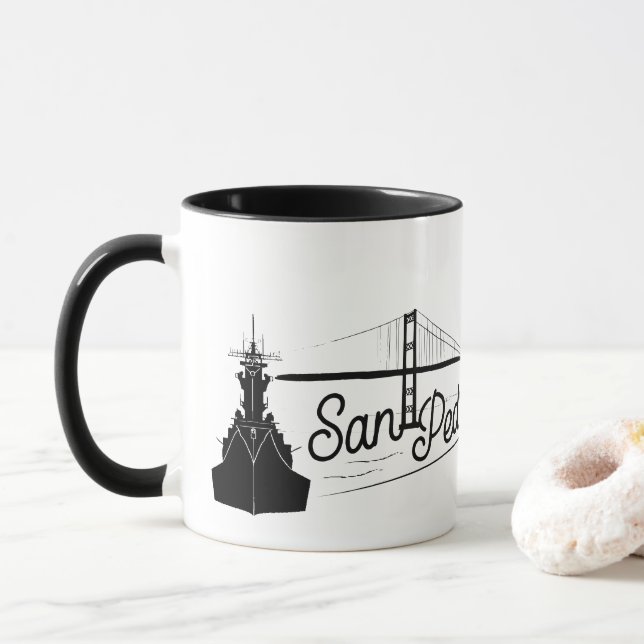 San Pedro California Sehenswürdigkeiten Hafen von  Tasse (Mit Donut)