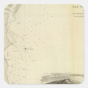 San Pedro Harbour, Kalif Quadratischer Aufkleber