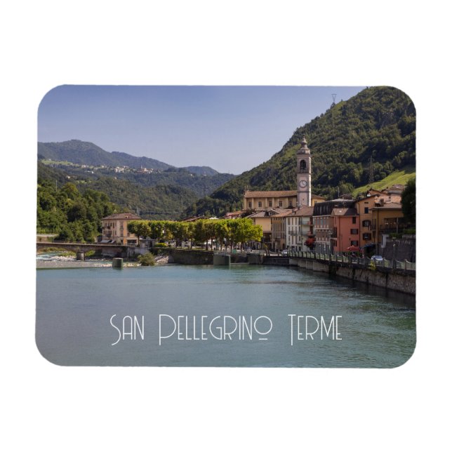 San Pellegrino Terme, Lombardei, Italien Magnet (Horizontal)