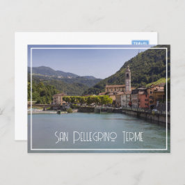 San Pellegrino Terme, Lombardei, Italien Postkarte