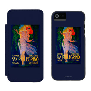 San Pellegrino Vintage Plakat Europa Incipio Watson™ iPhone 5 Geldbörsen Hülle