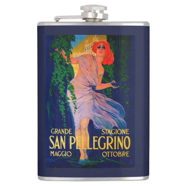 San Pellegrino Vintages PosterEurope Flachmann (Vorderseite)