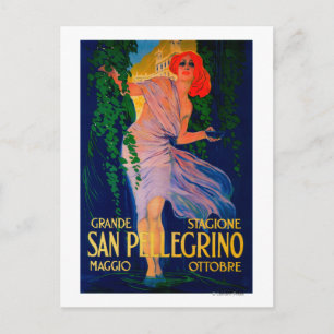 San Pellegrino Vintages PosterEurope Postkarte