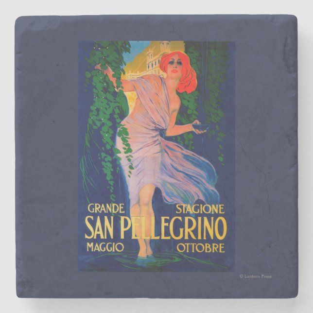 San Pellegrino Vintages PosterEurope Steinuntersetzer (Vorderseite)