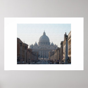 San Pietro (Rom) Poster