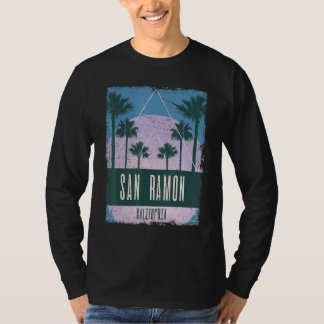 San Ramon Kalifornien CA Vintage Vaporwave Retro 8 T-Shirt