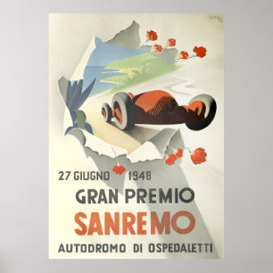 San Remo Grand Prix Poster