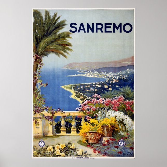 San Remo Poster (Vorne)