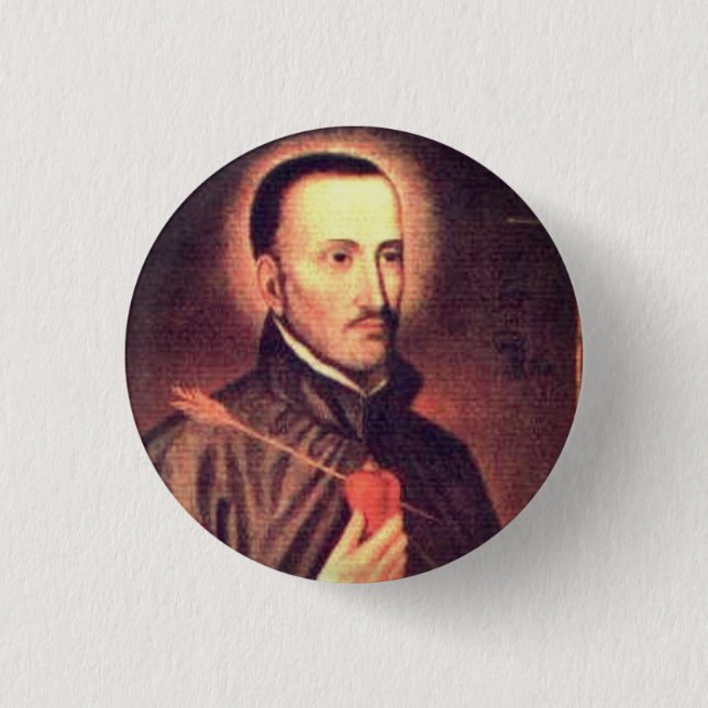 San Roque González de Santa Cruz Schlüsselanhänger Button (Vorderseite)