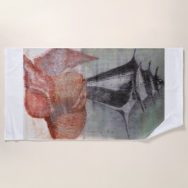 San Salvador, Bahamas, Muscheln: Badetuch