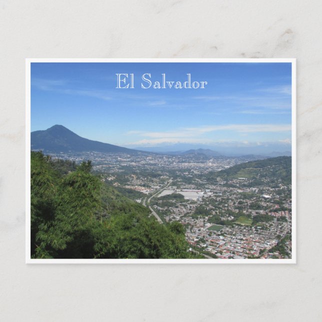 san salvador distant postkarte (Vorderseite)