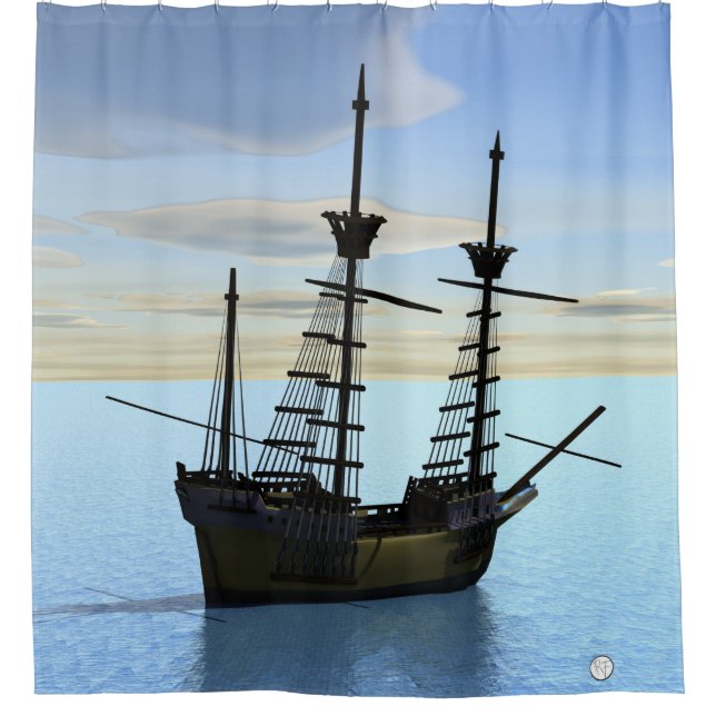 San Salvador Duschvorhang (Vorderseite)