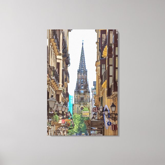 San Sebastian. #13. Leinwanddruck (Vorderseite)