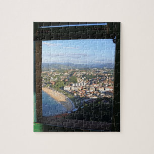 San Sebastian Baskenland Spanien Fensterblick Puzzle