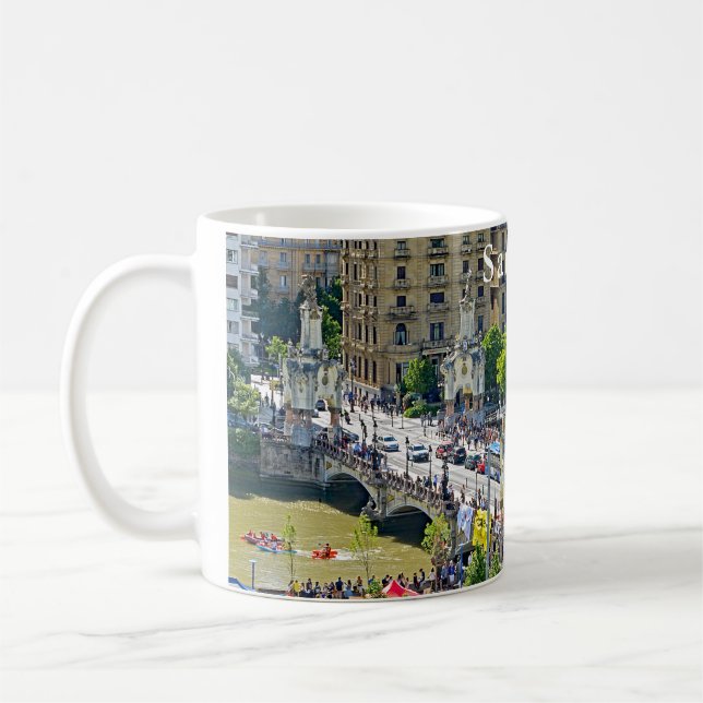 San Sebastián - Donostia. María Cristina Brücke Kaffeetasse (Links)