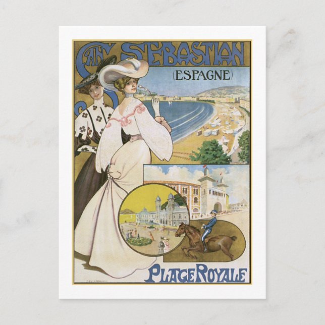 San Sebastian Espagne Postkarte (Vorderseite)