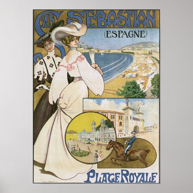 San Sebastian Espana Poster (Vorne)