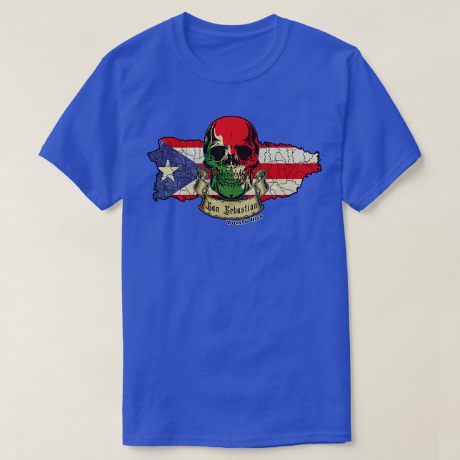 San Sebastian Isla de Puerto Rico T-Shirt (Design vorne)