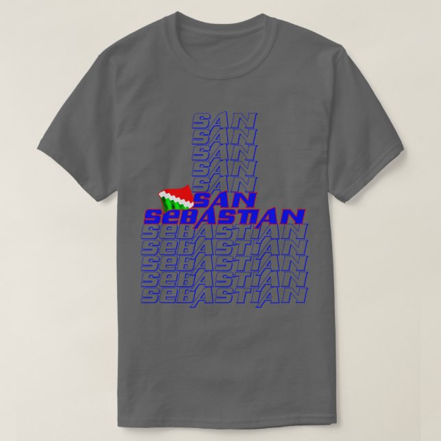 San Sebastian Kaskade Text 1 T-Shirt (Design vorne)