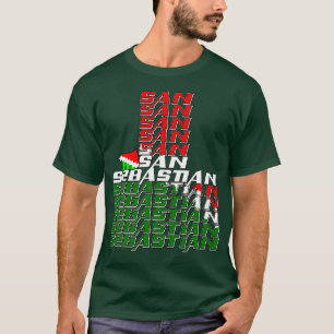 San Sebastian Kaskade Text 3 T-Shirt