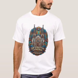 SAN SEBASTIAN-KATHEDRALE BACOLOD STADT T-Shirt