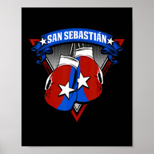 San Sebastian Puerto Rico Boxing Ristorante Al Pen Poster