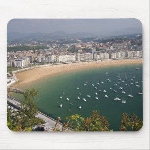 San Sebastian, Spanien. Die baskische Stadt San Mousepad