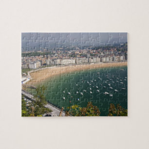 San Sebastian, Spanien. Die baskische Stadt San Puzzle
